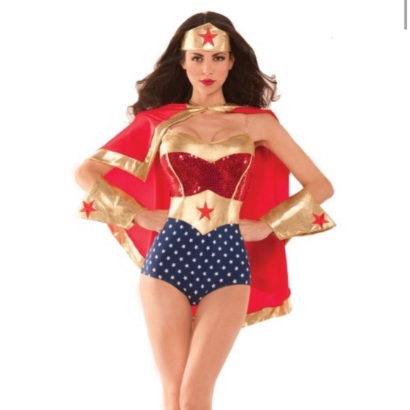 BRAND NEW WONDER WOMAN COSTUME FAST SHIPPING! - Picture 2 of 2